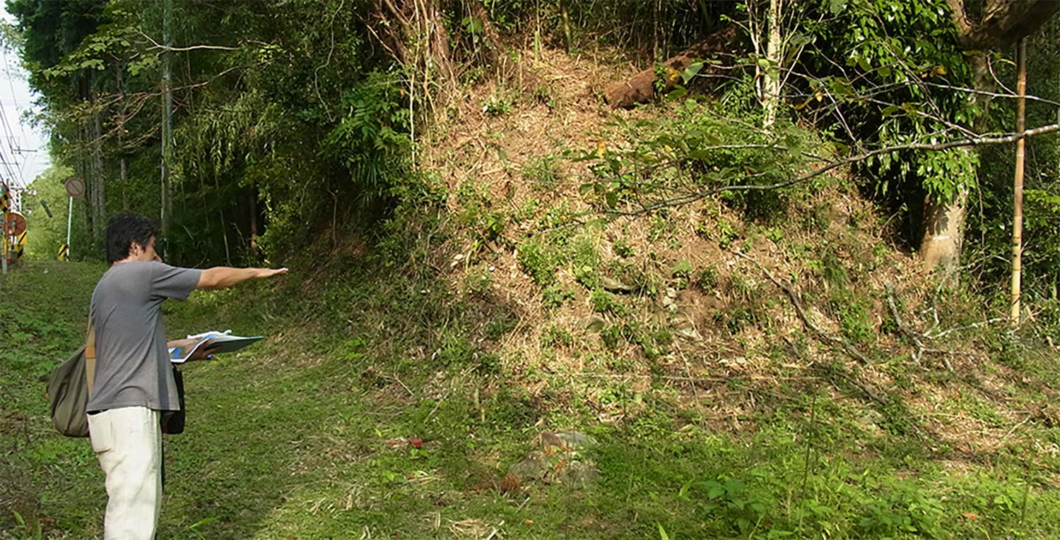 現地調査の様子